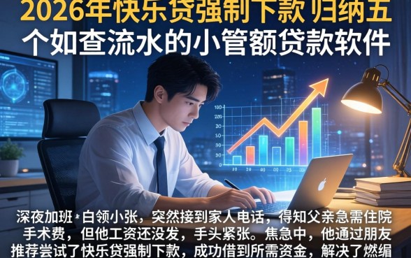 2026年快乐贷强制下款，归纳五个不查流水的小额度贷款软件