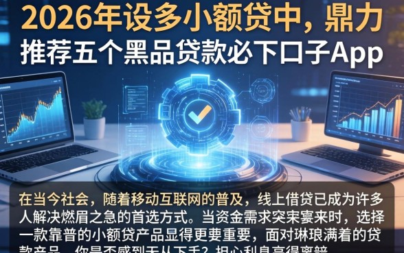 2026年在众多小额贷中，鼎力推荐五个黑户贷款必下口子app