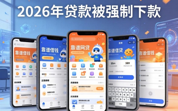 2026年贷款被强制下款,陈列五个靠谱借钱的网贷app