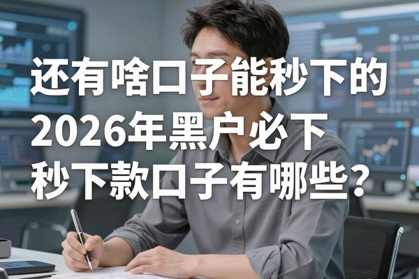 还有啥口子能秒下的,2026年黑户必下秒下款口子有哪些?