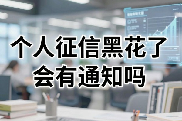 个人征信黑花了会有通知吗，征信黑名单怎么恢复正常