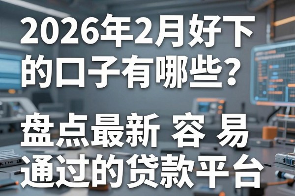 2026年2月好下的口子有哪些？盘点最新容易通过的贷款平台