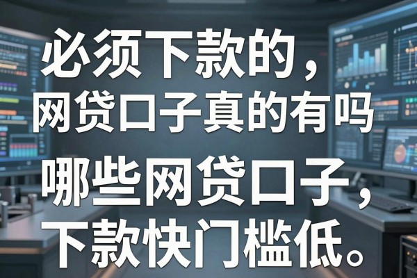 必须下款的网贷口子真的有吗,哪些网贷口子下款快门槛低?