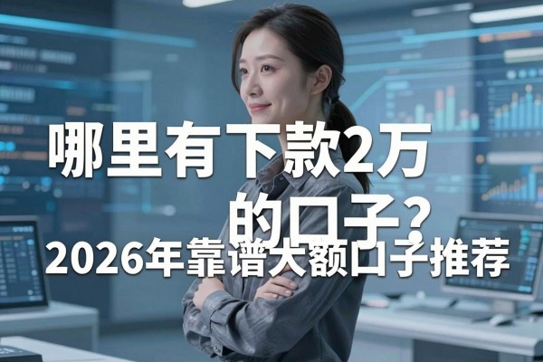 哪里有下款2万的口子？2026年靠谱大额口子推荐