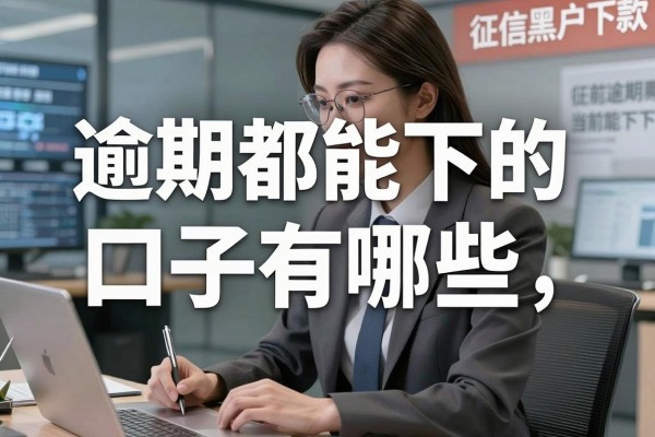 逾期都能下的口子有哪些，征信黑户当前逾期哪里能下款