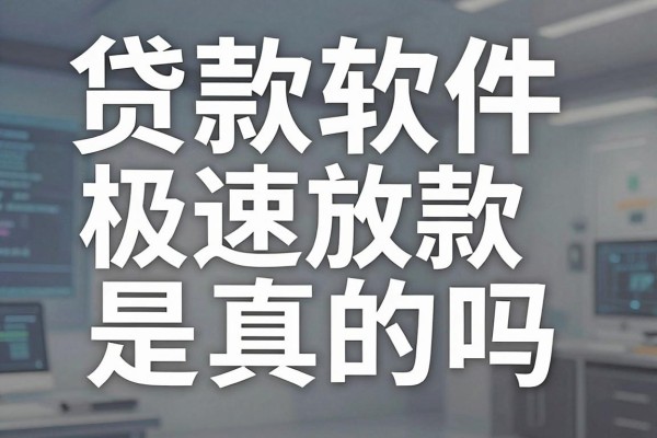 贷款软件极速放款是真的吗,哪个平台下款最快最安全
