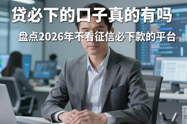 贷必下的口子真的有吗，盘点2026年不看征信必下款的平台