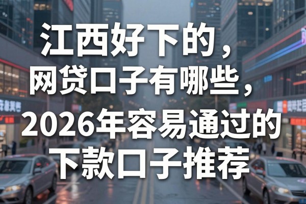 江西好下的网贷口子有哪些，2026年容易通过的下款口子推荐