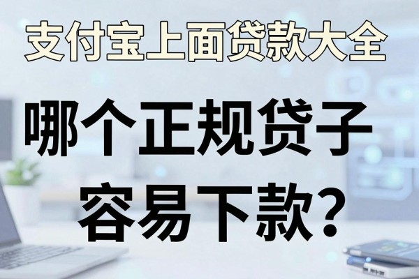 支付宝上面贷款大全，哪个正规贷款容易下款？