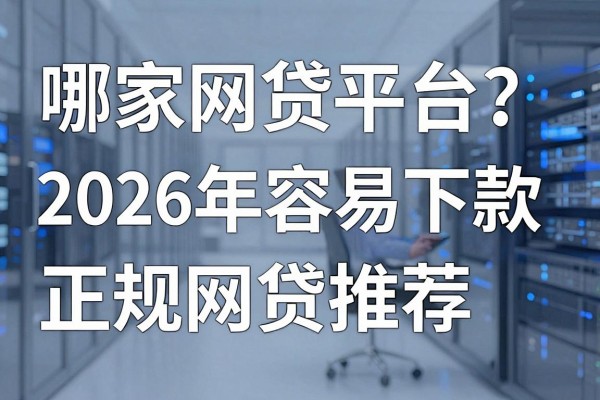 哪家网贷平台容易贷？2026年容易下款的正规网贷推荐