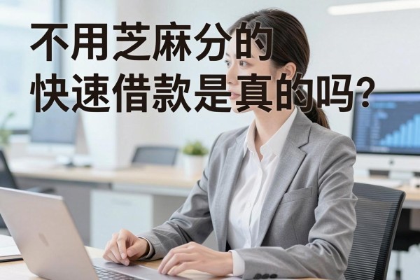 不用芝麻分的快速借款是真的吗，哪里可以借到钱不看征信