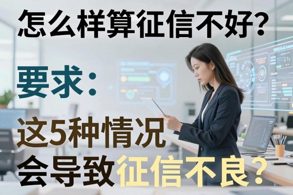 怎么样算征信不好？这5种情况会导致征信不良