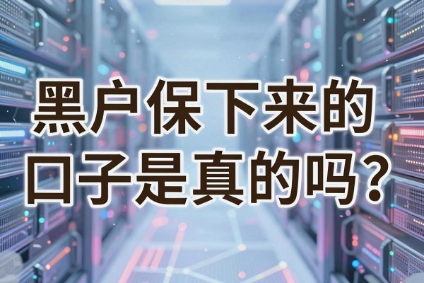 黑户保下来的口子是真的吗？揭秘2026年黑户必下款的贷款平台