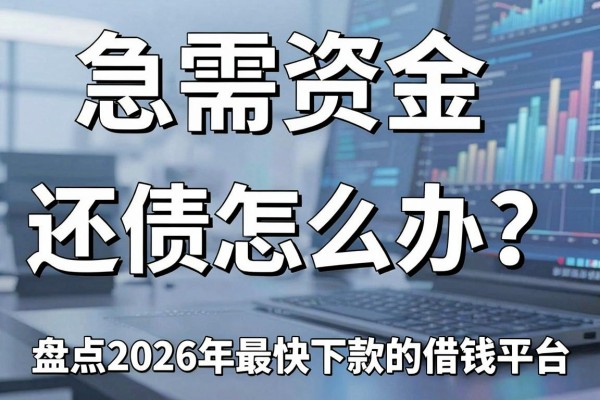 急需资金还债怎么办？盘点2026年最快下款的借钱平台