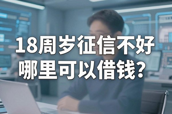 18周岁征信不好哪里可以借钱？急用钱无视征信必看口子