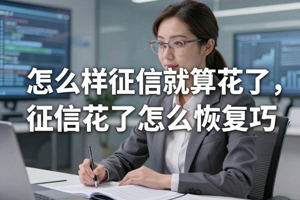 怎么样征信就算花了，征信花了怎么恢复技巧