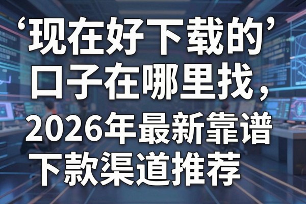 现在好下载的口子在哪里找,2026年最新靠谱下款渠道推荐