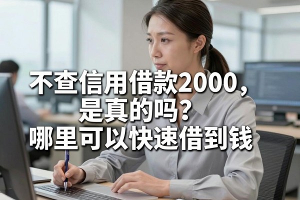 不查信用借款2000是真的吗？哪里可以快速借到钱