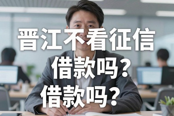 晋江不看征信借款吗？晋江哪里可以借钱不看征信