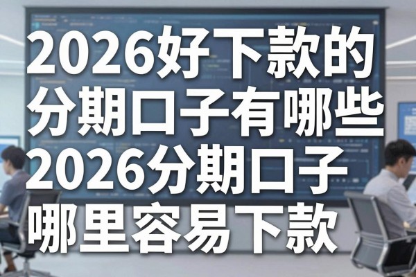 2026好下款的分期口子有哪些,2026分期口子哪里容易下款
