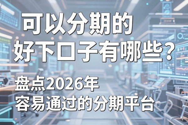 可以分期的好下口子有哪些？盘点2026年容易通过的分期平台