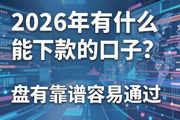 2026年有什么能下款的口子？盘点靠谱容易通过的贷款平台