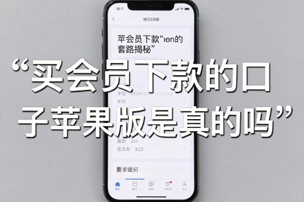 买会员下款的口子苹果版是真的吗，苹果手机买会员下款套路揭秘