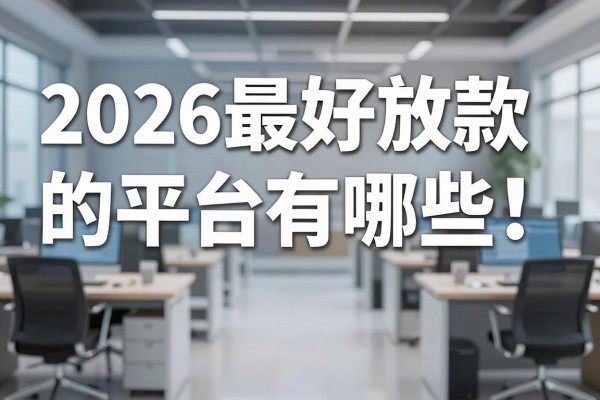 2026最好放款的平台有哪些，2026年正规容易下款的贷款平台推荐