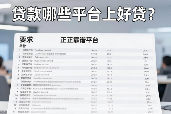贷款哪些平台上好贷?正规靠谱的贷款平台推荐