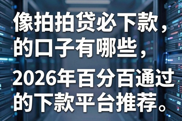 像拍拍贷必下款的口子有哪些,2026年百分百通过的下款平台推荐