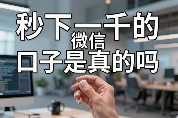 秒下一千的微信口子是真的吗,哪里有靠谱的秒下一千的微信口子