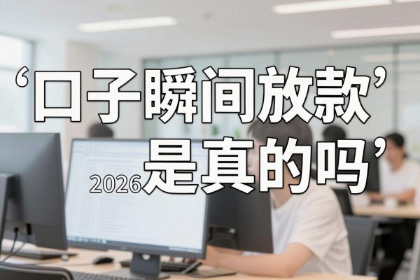 口子瞬间放款是真的吗,2026靠谱的小额贷款口子推荐