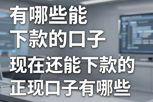 有哪些能下款的口子,现在还能下款的正规口子有哪些