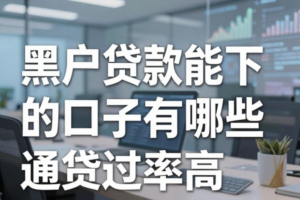 黑户贷款能下的口子有哪些，黑户哪里可以贷款通过率高