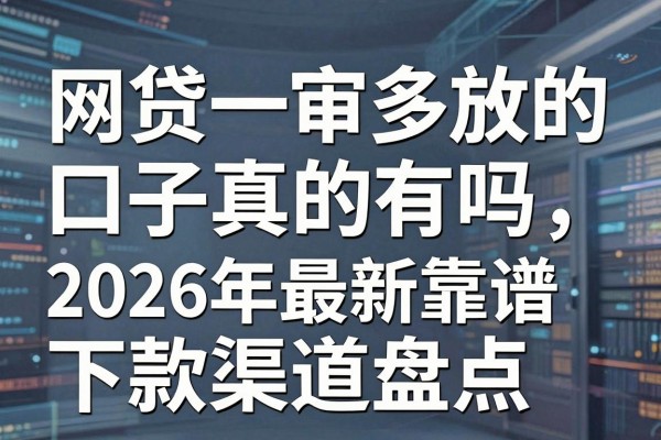 网贷一审多放的口子真的有吗，2026年最新靠谱下款渠道盘点