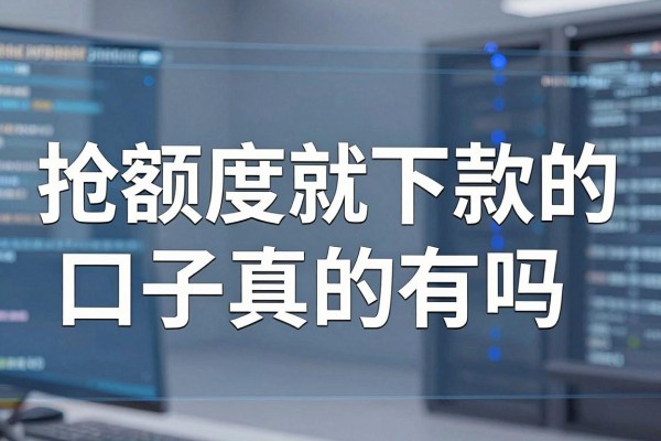 抢额度就下款的口子真的有吗，哪个平台抢到额度必下款