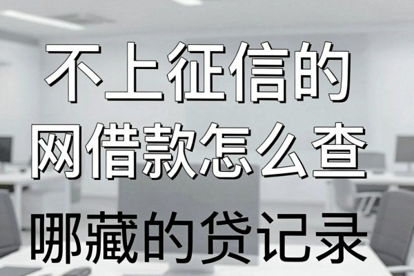不上征信的网借款怎么查，哪里能查到隐藏的网贷记录