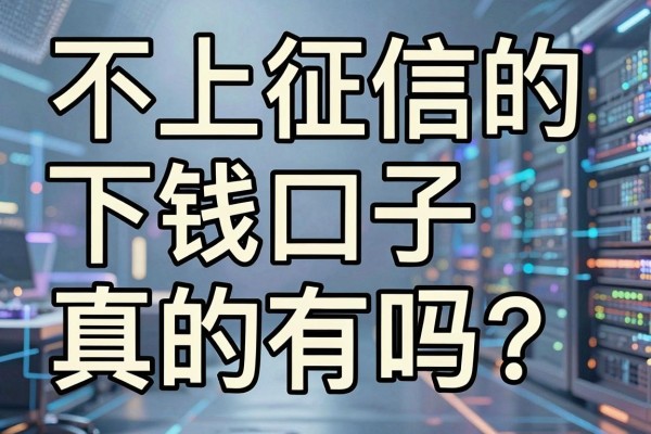 不上征信的下钱口子真的有吗?盘点2026年不查征信必下款的平台