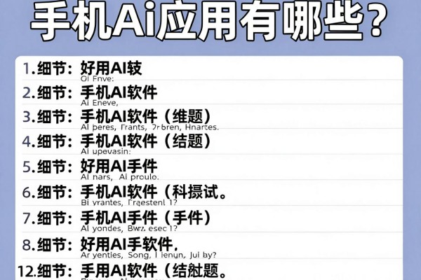 手机ai应用有哪些？好用的手机AI软件推荐排行榜