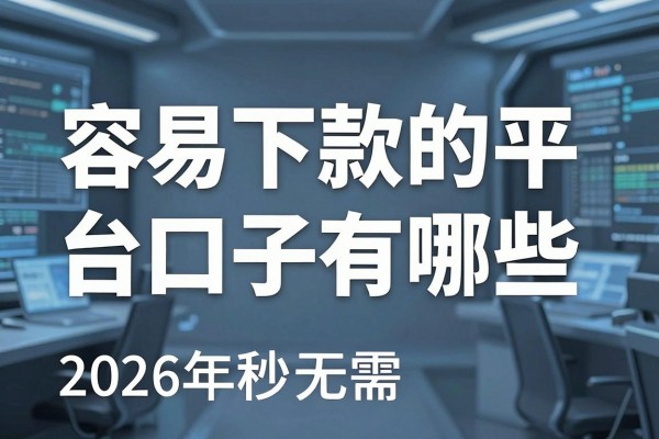 容易下款的平台口子有哪些,2026年无需审核秒到账的靠谱平台推荐