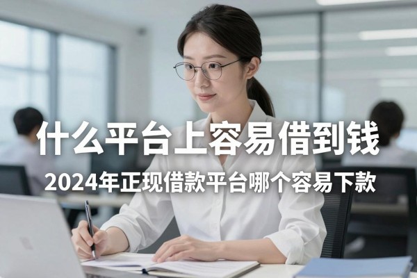 什么平台上容易借到钱，2024年正规借款平台哪个容易下款？