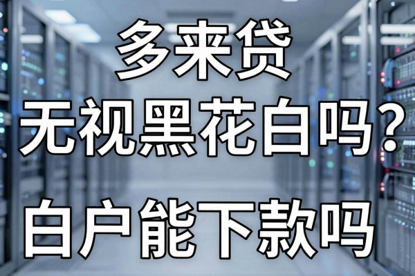 多来贷无视黑花白吗？黑户花户白户能下款吗