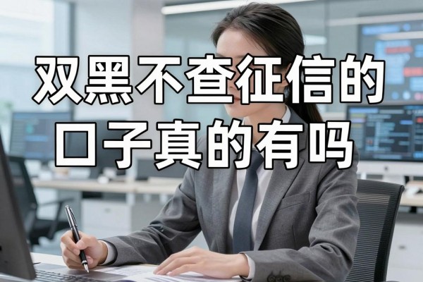 双黑不查征信的口子真的有吗,双黑户在哪里能借到钱