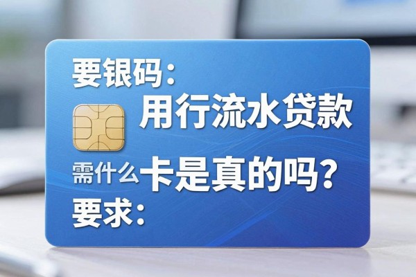 用银行卡流水贷款是真的吗？银行卡流水贷款需要什么条件
