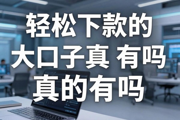 轻松下款的大口子真的有吗,盘点2026年最新容易下款的平台