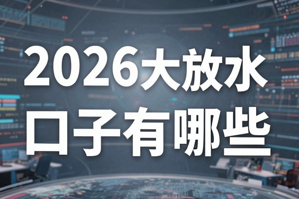 2026九月大放水口子有哪些，2026年9月最新放水口子哪里找？