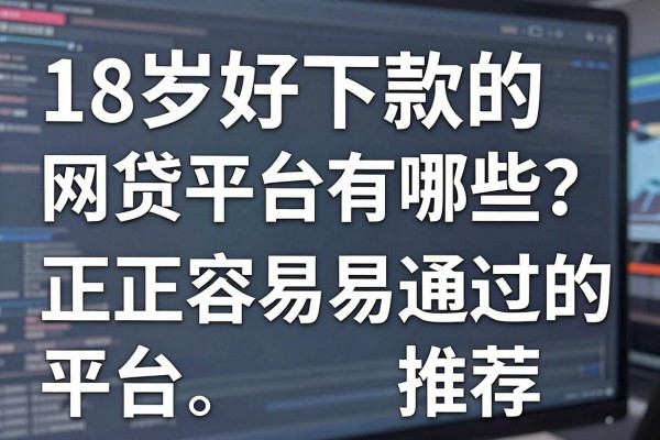 18岁好下款的网贷平台有哪些？正规容易通过的平台推荐