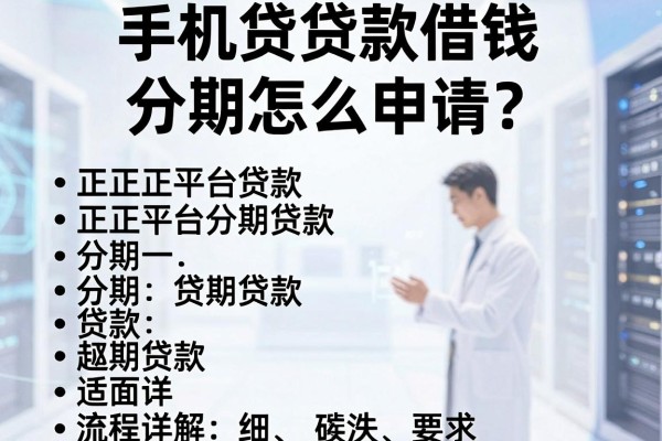 手机贷贷款借钱分期怎么申请?正规平台分期贷款流程详解