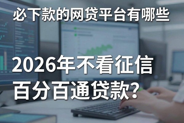 必下款的网贷平台有哪些,2026年不看征信百分百通过的贷款