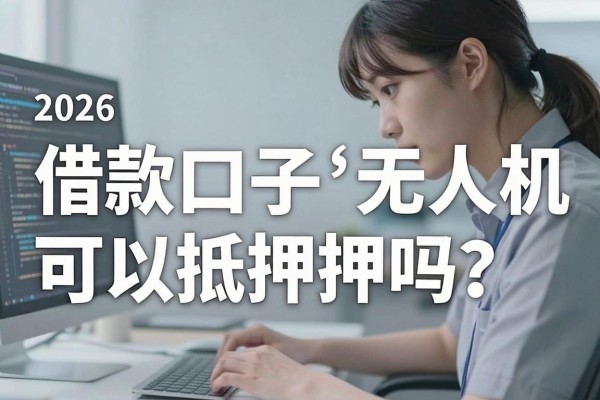 借款口子无人机可以抵押吗？2026无人机抵押贷款正规平台推荐